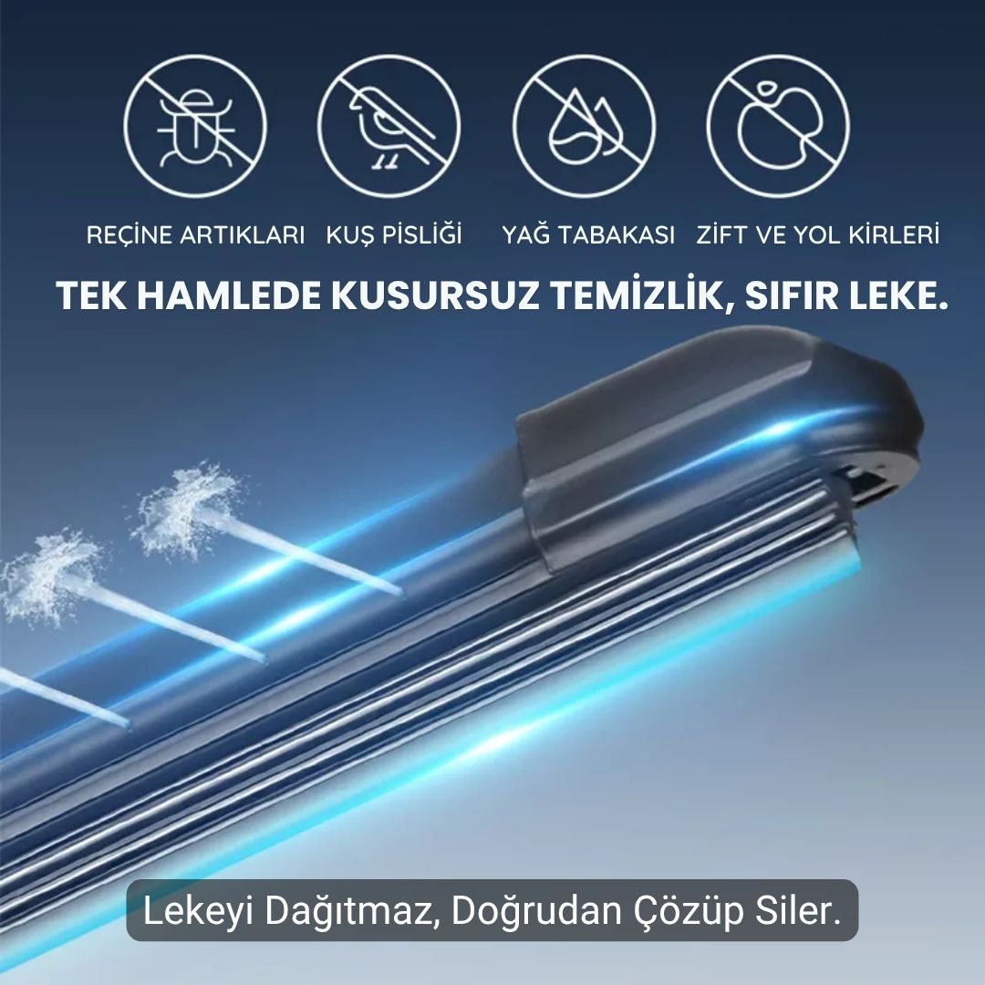 Magic Vision Pro | Aracınıza Maybach Lüksü: Fıskiyeli Akıllı Silecek (Her Araca Uyumlu)